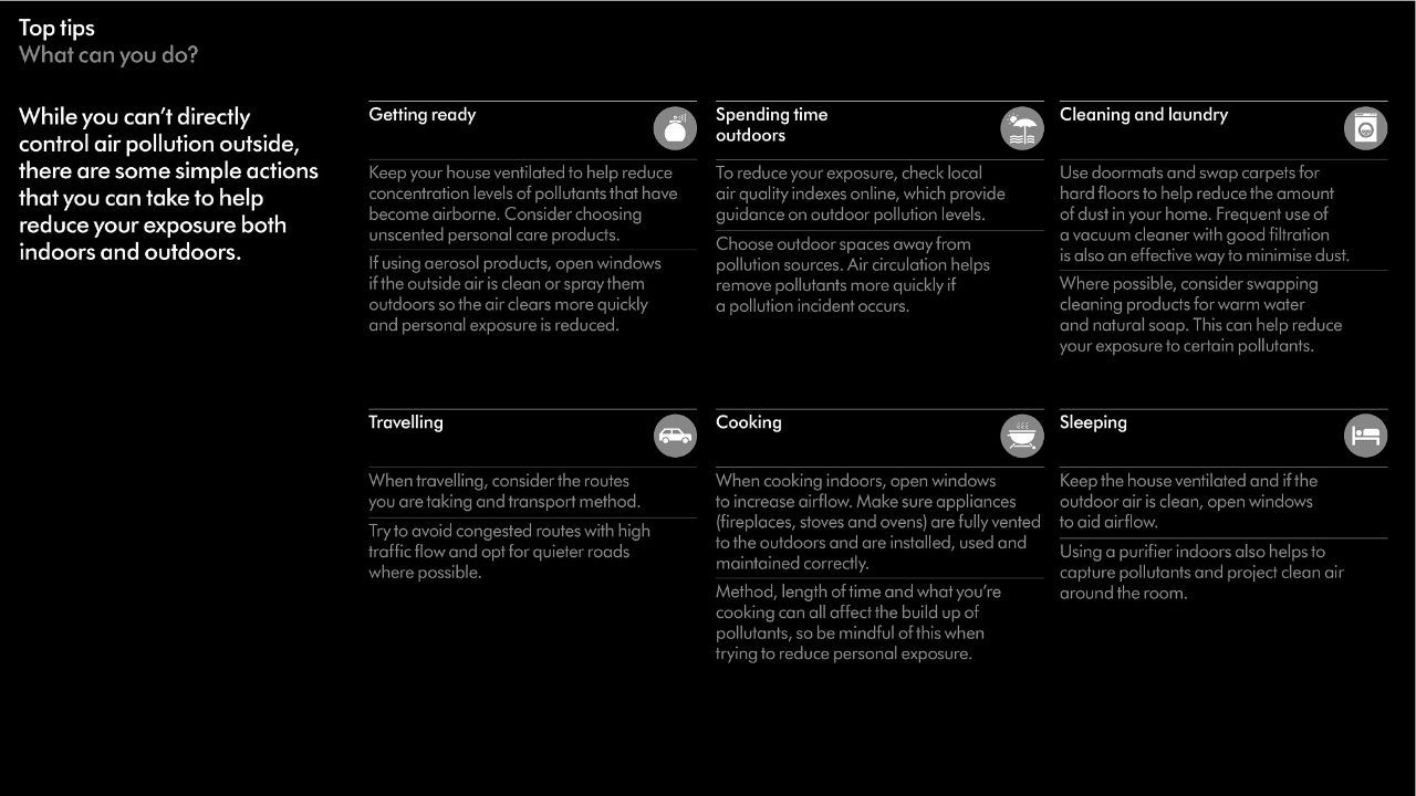 Air quality data from Los Angeles, California. Tips on how to reduce poor air quality.
